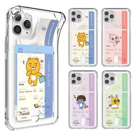 [S2B] Kakao Friends Travel Transparent Bulletproof Card Case-Transparent Case, Jelly Case, Card Storage, Slim Case-Made in Korea